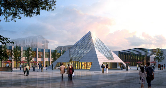 内蒙古金字塔网架