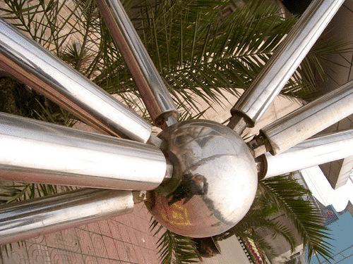 内蒙古不锈钢螺栓球网架