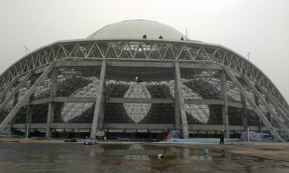 内蒙古温泉馆网架工程